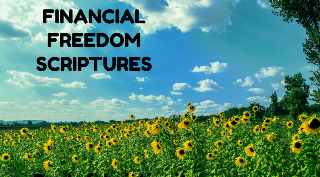FINANCIAL FREEDOM SCRIPTURES