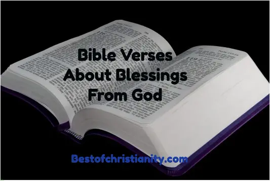 Bible Verses About Blessings From God