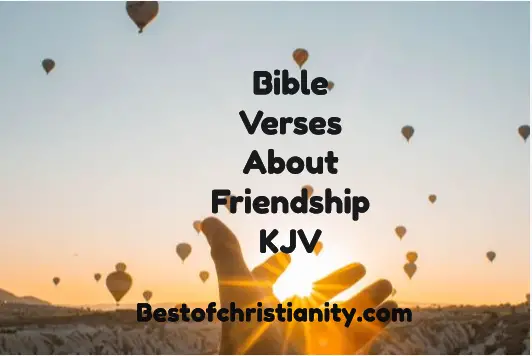 Bible Verses About Friendship KJV
