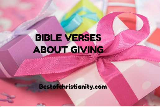 Bible Verses About Giving