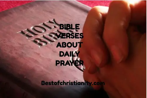 Bible Verses About Daily Prayer