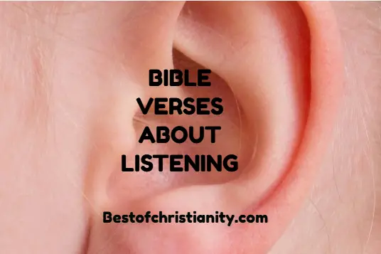 Bible Verses About Listening | BEST OF CHRISTIANITY