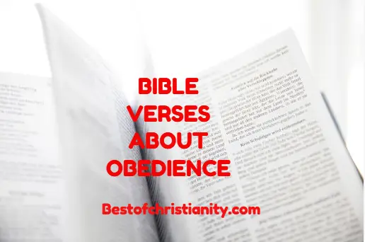 Bible Verses About Obedience