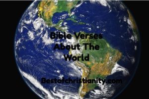 Bible Verses About The World