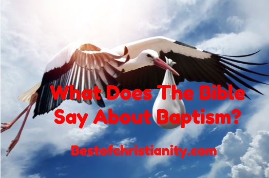 What Does The Bible Say About Baptism?