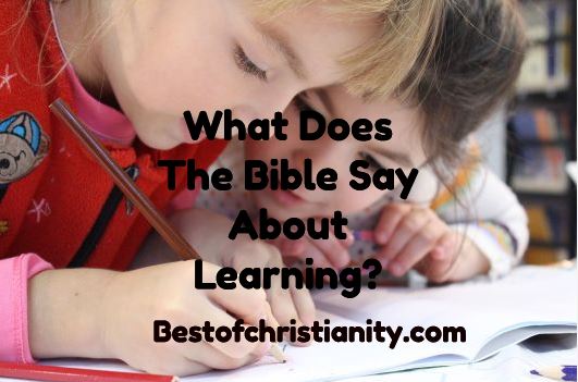 What Does The Bible Say About Learning?