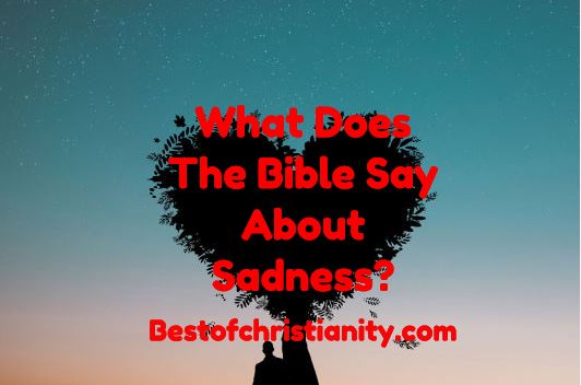 What Does The Bible Say About Sadness?