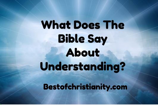 What Does The Bible Say About Understanding?