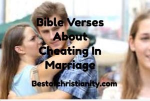 Bible Verses About Cheating In Marriage