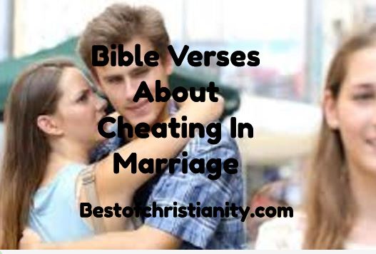 Bible Verses About Cheating In Marriage