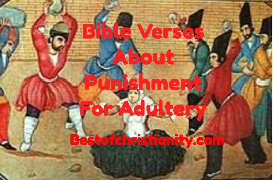 Bible Verses About Punishment For Adultery