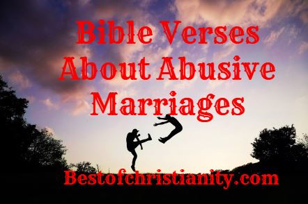 Bible Verses About Abusive Marriages