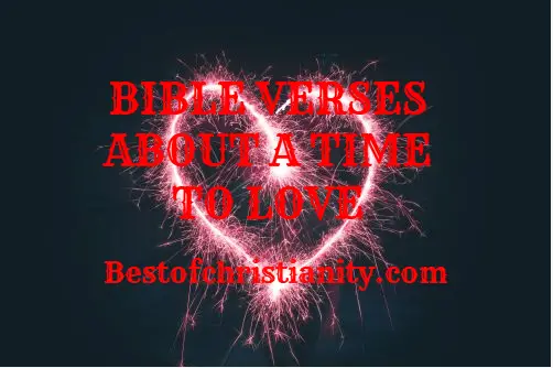 Bible Verses About A Time To Love
