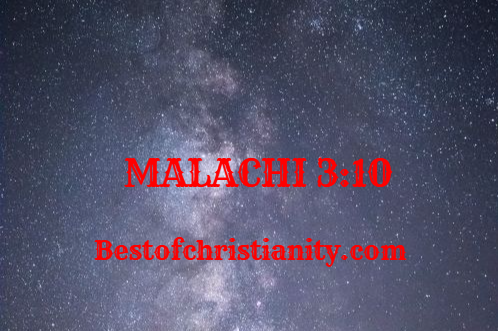 Malachi 3:10