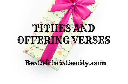 Tithes And Offering Verses