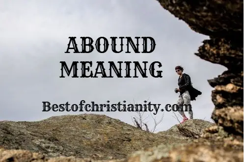 Abound Meaning