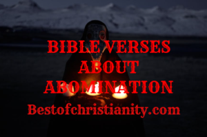 Bible Verses About Abomination