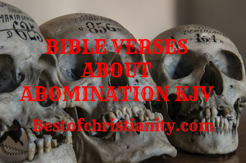 Bible Verses About Abomination KJVBible Verses About Abomination KJV