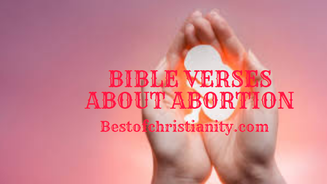 Bible Verses About Abortion