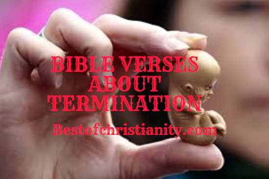 Bible Verses About Termination