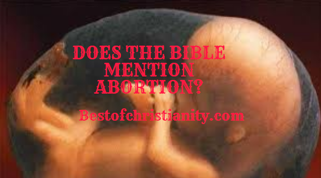 Does The Bible Mention Abortion