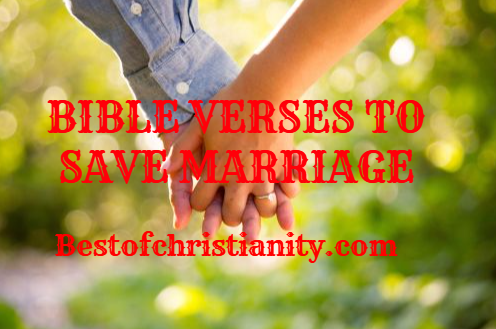Bible Verses To Save Marriage
