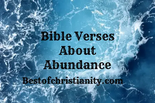 Bible Verses About Abundance