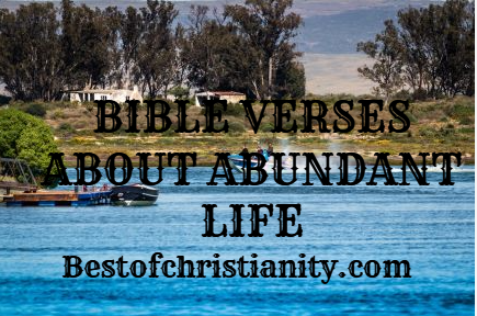 Bible Verses About Abundant Life