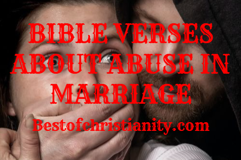 Bible Verses About Abuse In Marriage