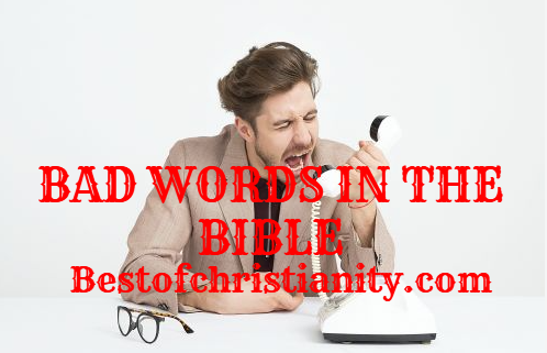 Bad Words In The Bible