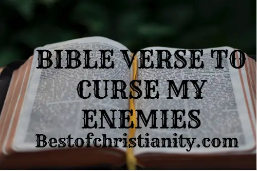 Bible Verse To Curse My Enemies