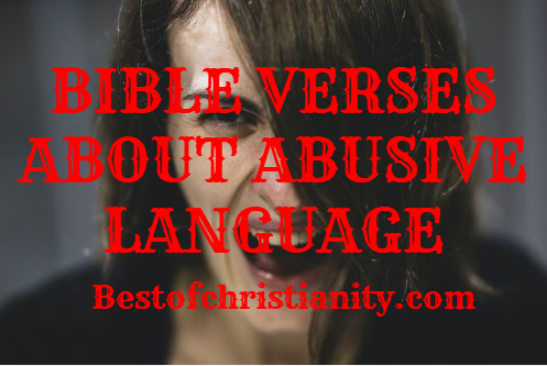 Bible Verses About Abusive Language