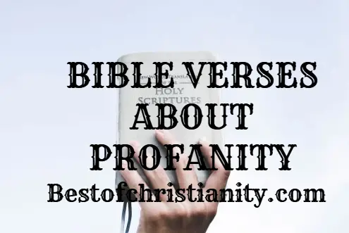 Bible Verses About Profanity
