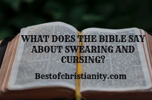What Does The Bible Say About Swearing And Cursing