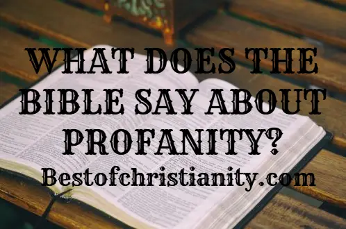 What Does The Bible Say About Profanity