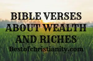 Bible Verses About Wealth And Riches