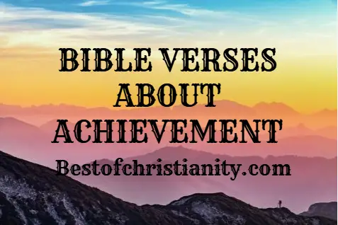 Bible Verses About Achievement