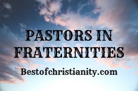 Pastors In Fraternities