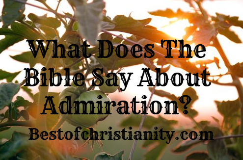 What Does The Bible Say About Admiration