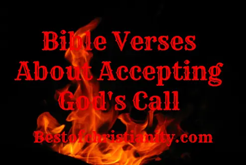 Bible Verses About Accepting God's Call