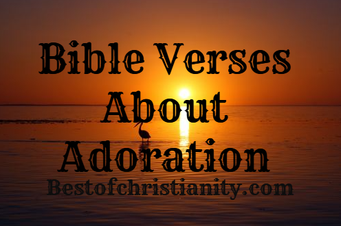 Bible Verses About Adoration