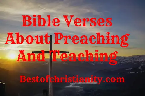 Bible Verses About Preaching To Others | BEST OF CHRISTIANITY