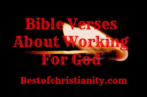Bible Verses About Working For God