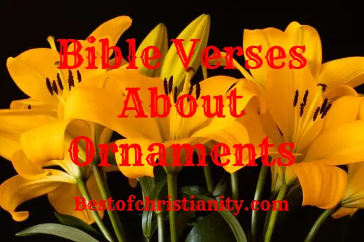 Bible Verses About Ornaments