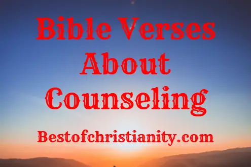 Bible Verses About Counseling