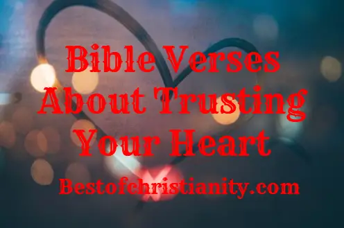 Bible Verses About Trusting Your Heart