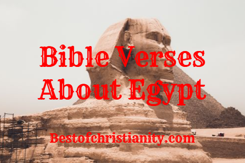 Bible Verses About Egypt