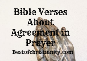 Bible Verses About Agreement in Prayer