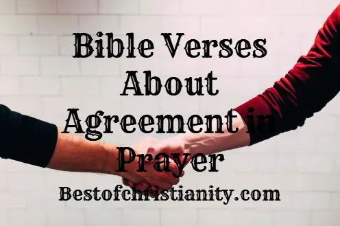 Bible Verses About Agreement in Prayer