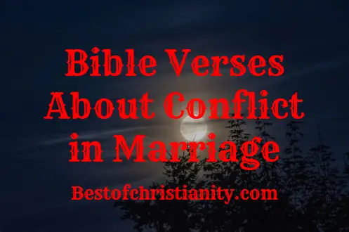 Bible Verses About Conflict in Marriage